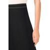 image:imageFront Seam Maxi SkirtRich Black