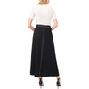 image:imageFront Seam Maxi SkirtRich Black