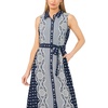 image:imageVince Camuto Collared Sleeveless Button UpClassic Navy