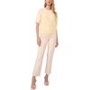 image:imageVince Camuto Floral Applique Short Sleeve Crew NeckLight Lemon