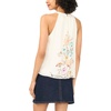 image:imageVince Camuto High Neck Sleeveless BlouseAntique White