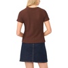 image:imageVince Camuto Knit T Shirt with Neck BandMocha