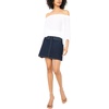image:imageVince Camuto Off The Shoulder Pleated BlouseUltra White