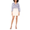 image:imageVince Camuto Raglan Peasant Split Neck BlouseBlue Shadow