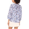 image:imageVince Camuto Raglan Peasant Split Neck BlouseBlue Shadow
