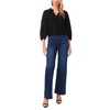 image:imageVince Camuto Raglan Peasant Split Neck BlouseRich Black