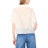image:imageVince Camuto Relaxed Collar Short Sleeve ButtonUpNew Ivory