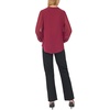 image:imageVince Camuto Split Neck Long Sleeve Blouse with Smocked CuffCrisp Merlot