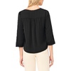 image:imageVince Camuto Square Neck Lace Yoke BlouseRich Black