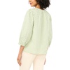 image:imageVince Camuto Tie Neck Peasant Sleeve BlouseLily Green