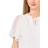 image:imageVince Camuto Tie Neck Princess Sleeve BlouseUltra White