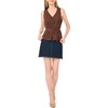 image:imageVince Camuto Vneck Buttondown TankMocha