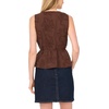 image:imageVince Camuto Vneck Buttondown TankMocha