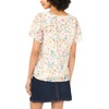 image:imageVince Camuto Vneck Tulip Sleeve BlouseAntique White