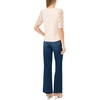 image:imageVince Camuto Womens 34 Lace Sleeve Crew Neck SweaterIvory Mist