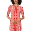 image:imageVince Camuto Womens 34 Sleeve Crew Neck Maxi DressLobster Red