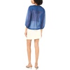 image:imageVince Camuto Womens 34 Sleeve Split Neck Peasant BlouseClassic Navy