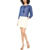 image:imageVince Camuto Womens 34 Sleeve Split Neck Peasant BlouseClassic Navy