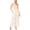 image:imageVince Camuto Womens Angled Hem Pull on PantsUltra White