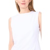 image:imageVince Camuto Womens Asymmetrical Sleeveless Knit BlouseNew Ivory