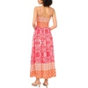 image:imageVince Camuto Womens Beaded Spaghetti Strap Smocked Bodice Maxi DressTangerine