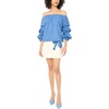 image:imageVince Camuto Womens Bubble Sleeve Off the Shoulder BlouseClassic Indigo