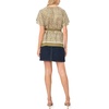 image:imageVince Camuto Womens Celted Crew Neck BlouseLight Olive