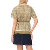 image:imageVince Camuto Womens Celted Crew Neck BlouseLight Olive