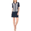 image:imageVince Camuto Womens Collar Button Down Short Sleeve ShirtClassic Navy
