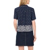 image:imageVince Camuto Womens Collar Button Down Short Sleeve ShirtClassic Navy