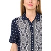image:imageVince Camuto Womens Collar Button Down Short Sleeve ShirtClassic Navy