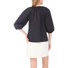 image:imageVince Camuto Womens Cotton Poplin Long Raglan Sleeve Button Down BlouseRich Black