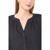 image:imageVince Camuto Womens Cotton Poplin Long Raglan Sleeve Button Down BlouseRich Black