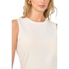 image:imageVince Camuto Womens Crew Neck Sleeveless TopAntique White