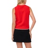 image:imageVince Camuto Womens Crew Neck Sleeveless TopLobster Red