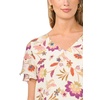 image:imageVince Camuto Womens Crew Neck Top with Ruffle SeamNew Ivory