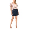 image:imageVince Camuto Womens Crew Neck Top with Ruffle SeamNew Ivory