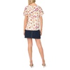 image:imageVince Camuto Womens Crew Neck Top with Ruffle SeamNew Ivory