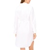 image:imageVince Camuto Womens Extra Long Belted Shirt Tail TopUltra White