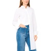 image:imageVince Camuto Womens Extra Long Belted Shirt Tail TopUltra White