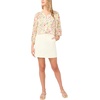 image:imageVince Camuto Womens Floral Button Up Pleated 34 Sleeve TopRaspberry Sorbet