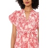 image:imageVince Camuto Womens Floral Notch Neck Short Sleeve Midi DressSummer Rose