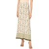 image:imageVince Camuto Womens Floral Print Knit Maxi SkirtLily Green