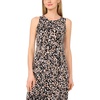 image:imageVince Camuto Womens Floral Print Sleeveless Keyhole Back Maxi DressRich Black