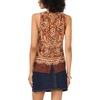 image:imageVince Camuto Womens Floral Print Sleeveless Tank TopRust
