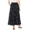 image:imageVince Camuto Womens Floral Print Smocked Waist Maxi SkirtRich Black