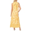 image:imageVince Camuto Womens Floral Sleeveless Halter Neck Maxi DressLemon Cream