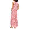 image:imageVince Camuto Womens Floral V Neck Sleeveless Maxi DressLobster Red