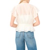 image:imageVince Camuto Womens Flutter Sleeve Lace Front Wrap Peplum TopNew Ivory