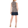 image:imageVince Camuto Womens Front Cross Over Wrap Sleeveless Tank TopRich Black